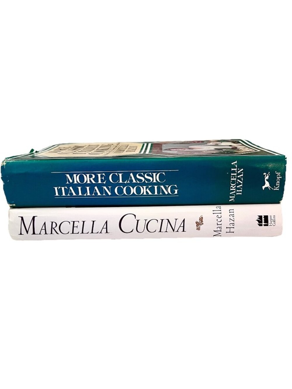 Marcella Hazan Lot 2 HB Italian Cookbooks Marcella Cucina & More Classic Italian